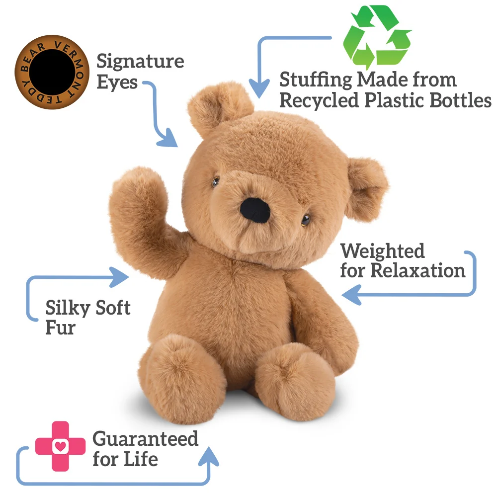 13 In. Weighted Teddy Bear - Image 3