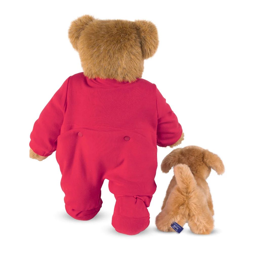 15 In. Bedtime Bear with Puppy - Image 4
