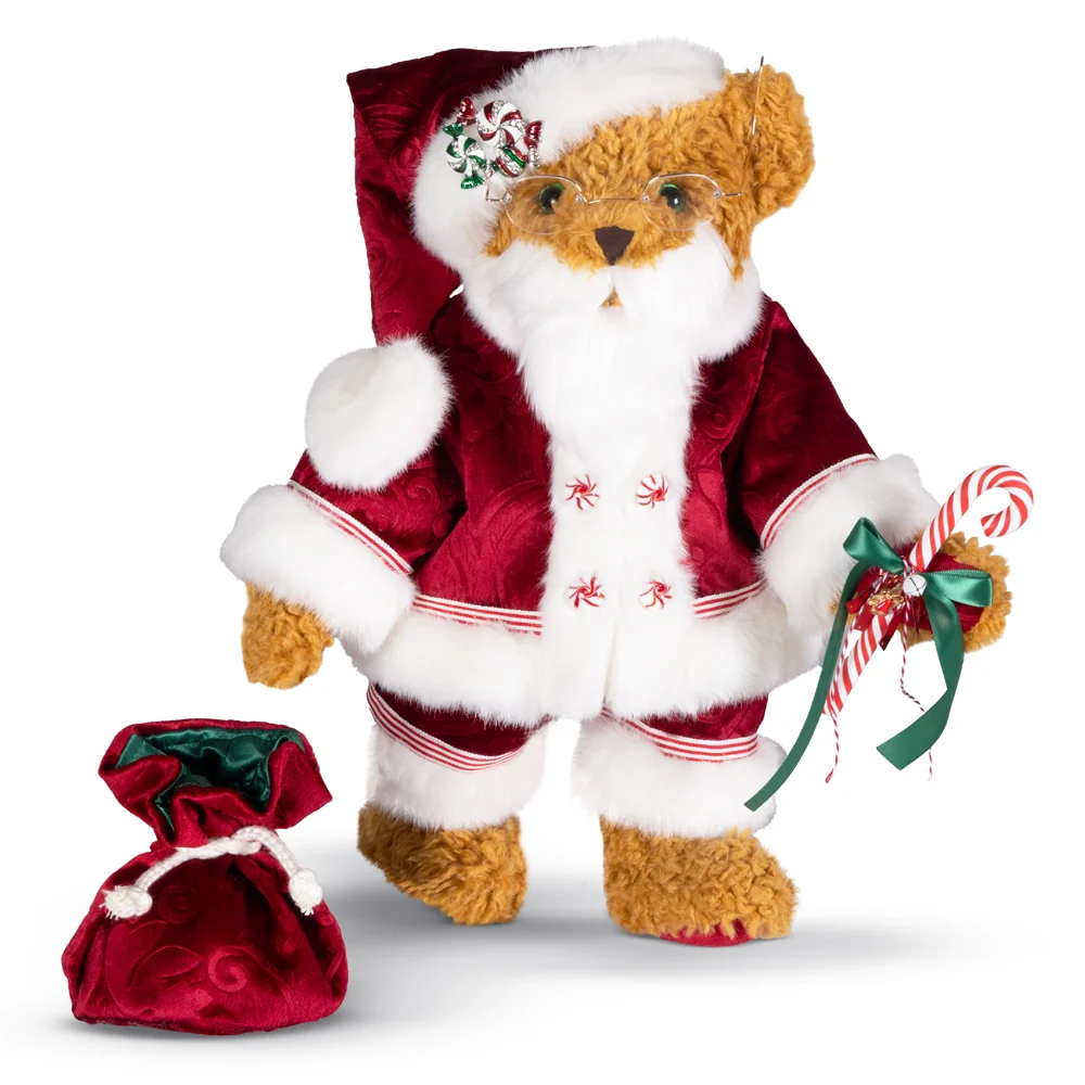15 In. Limited Edition Candy Cane Santa - Image 2