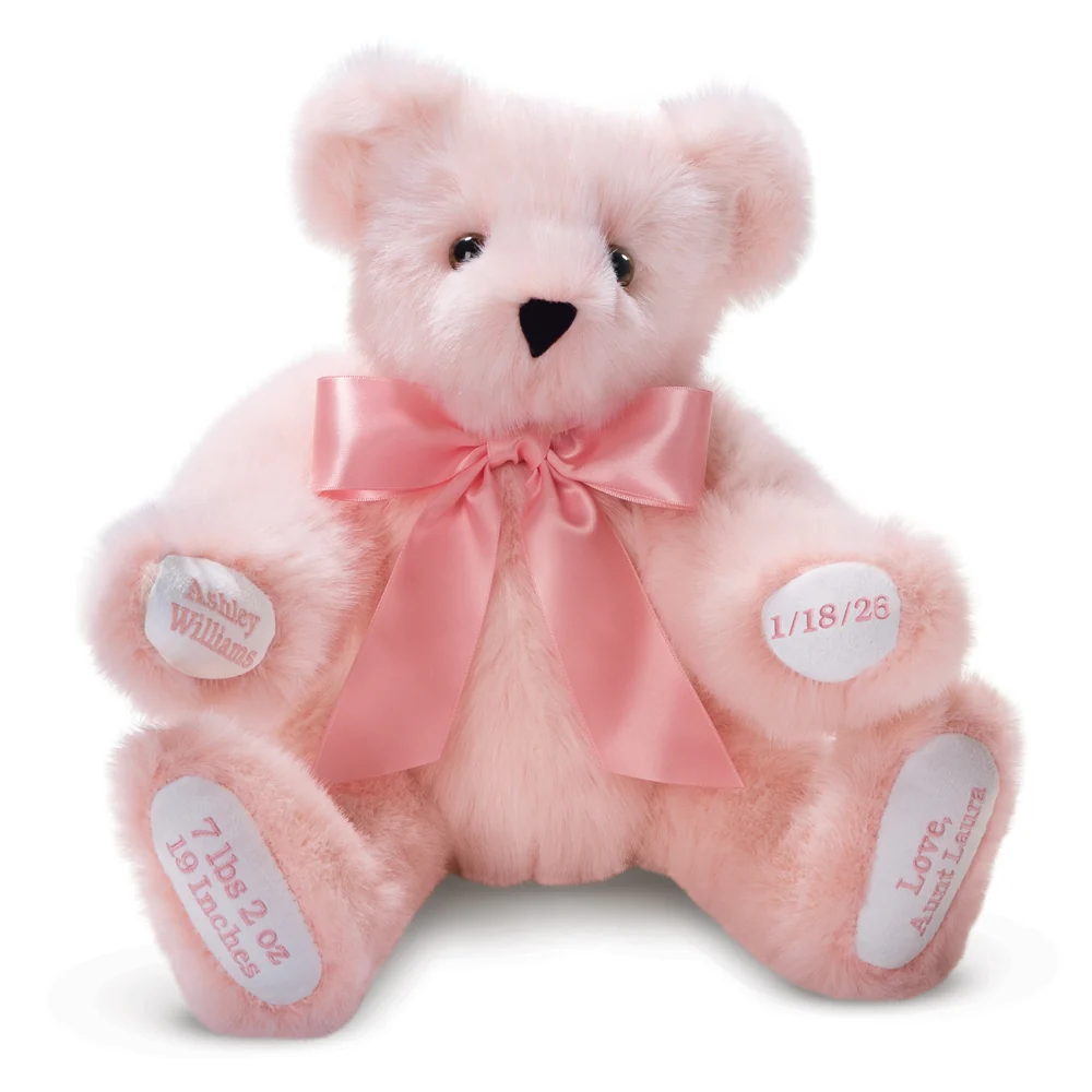 15 In. Premium Baby Girl Bear
