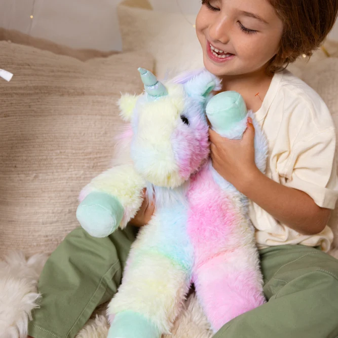 18 In. Oh So Soft Rainbow Unicorn - Image 2