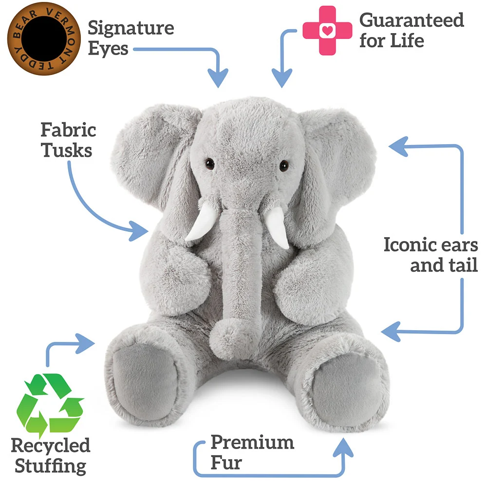 4 Ft. Cuddle Elephant - Image 3