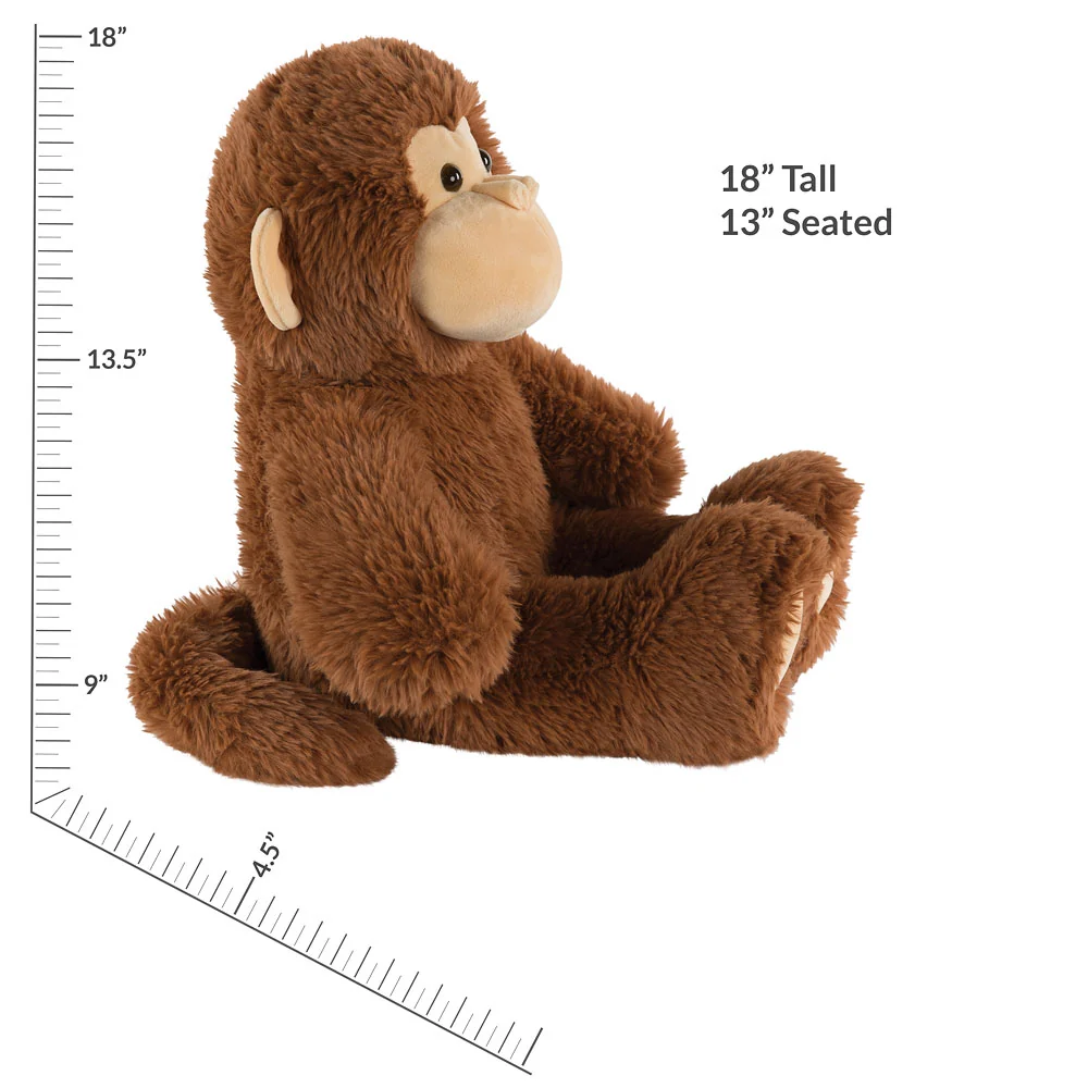 18 In. Oh So Soft Monkey - Image 4