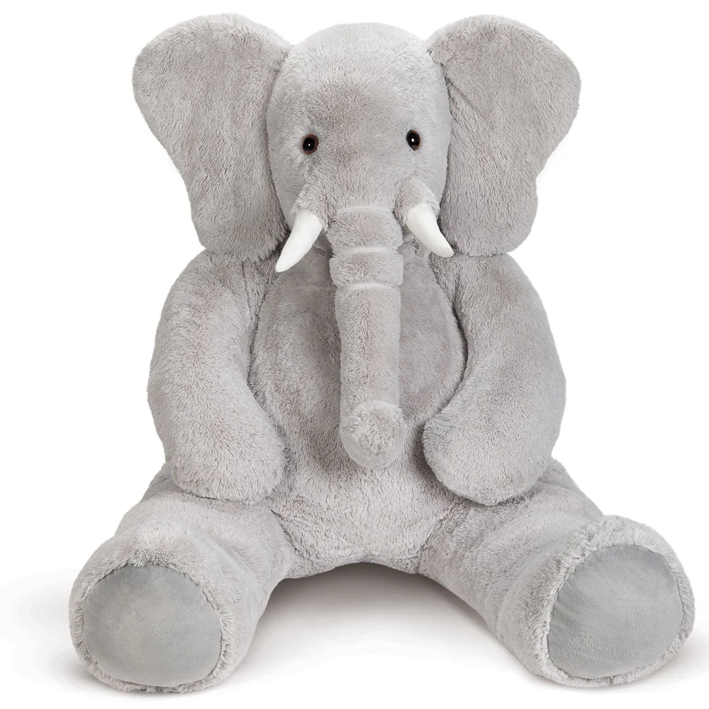 6 Ft. Giant Cuddle Elephant - Image 4