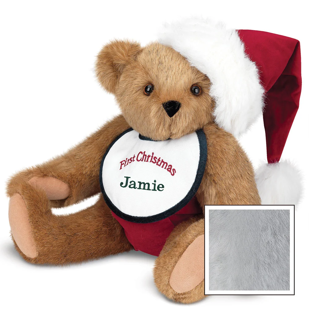 15 In. Baby's First Christmas Bear - Image 8
