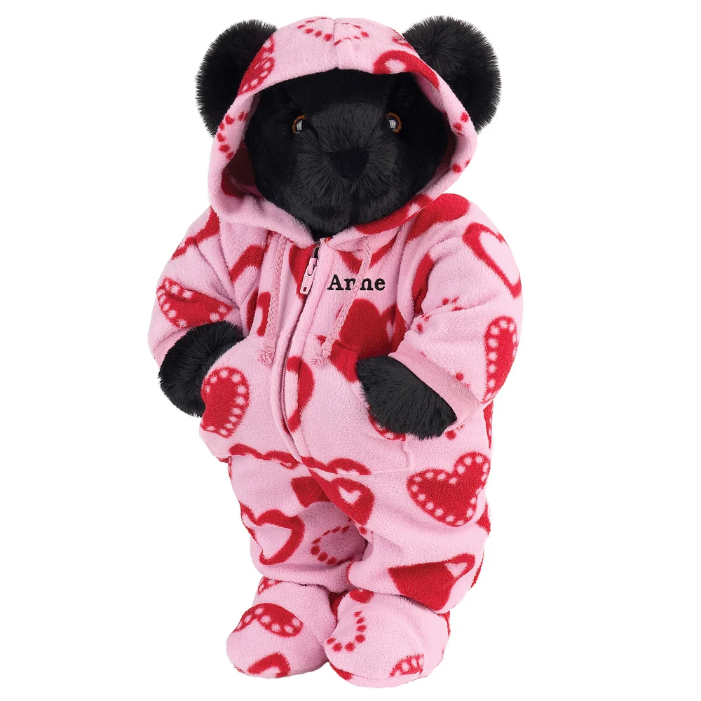 15 In. Hoodie-Footie Sweetheart Bear - Image 6
